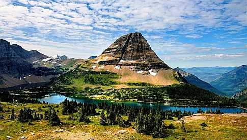 [view from Logan Pass, MT]