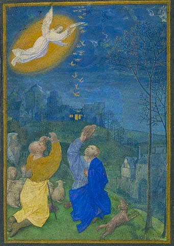 [Annunciation to the shepherds